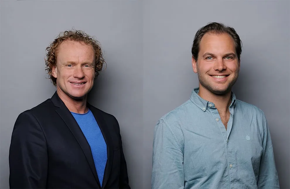 Richard Pel en Paul Crombach