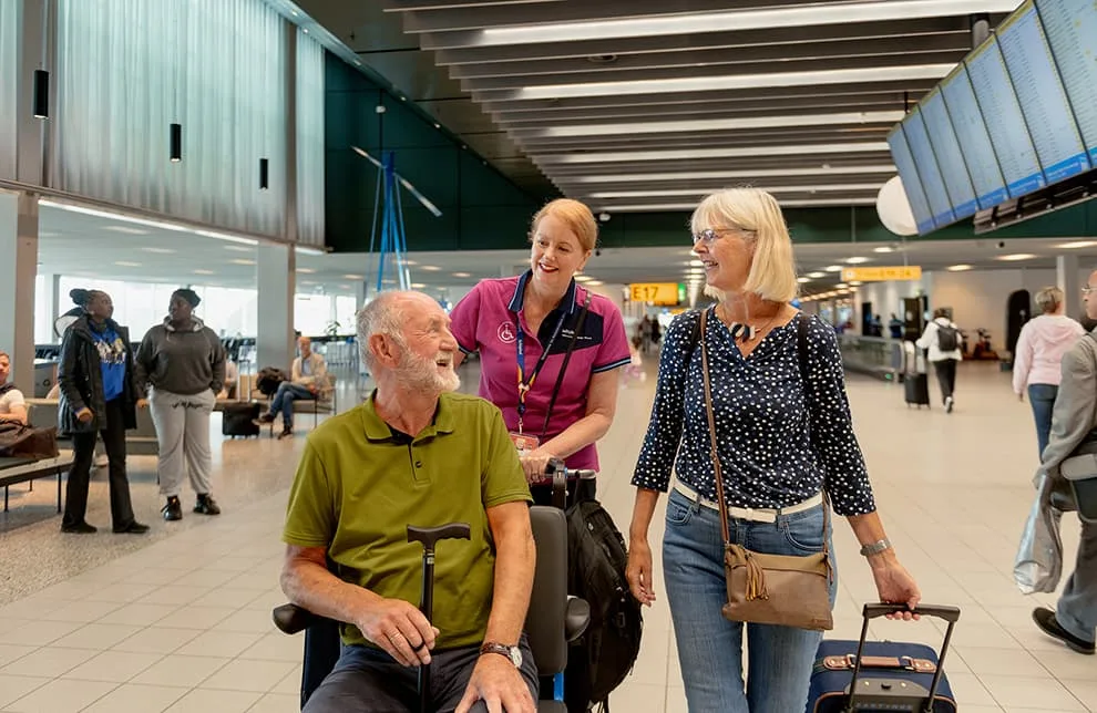 PRM assistentie hulpmiddelen en begeleider