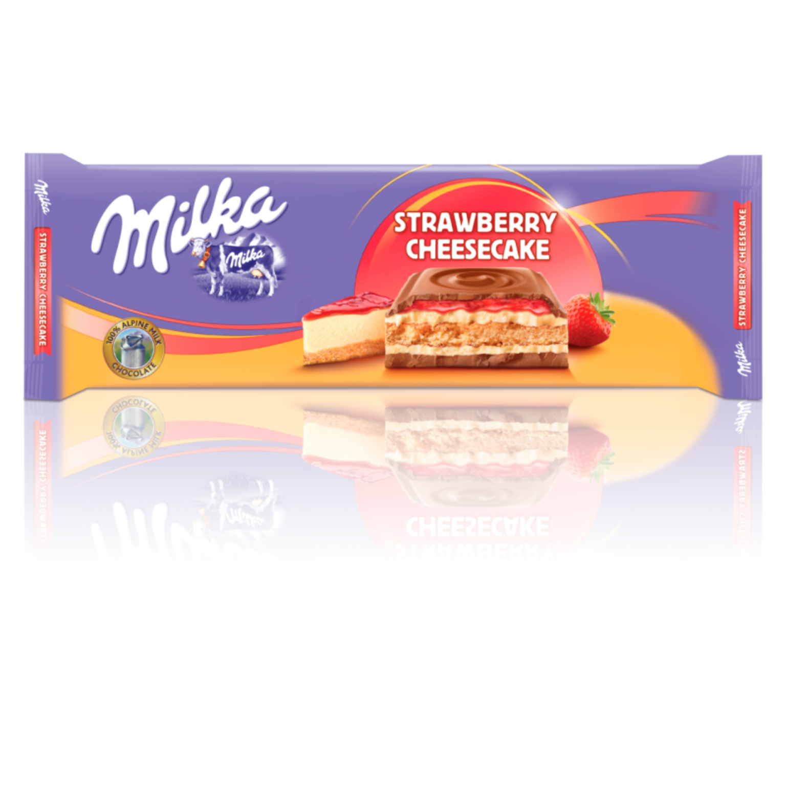 Milka Strawberry Cheesecake Tablet 300g
