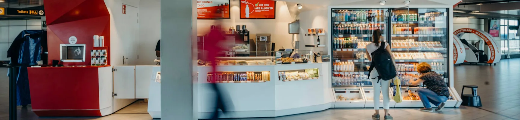 Grab&Fly | Quick Snacks & Drinks | Schiphol