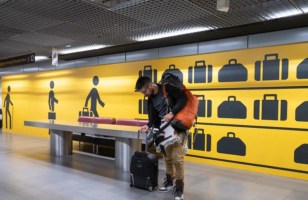 Temporary luggage storage