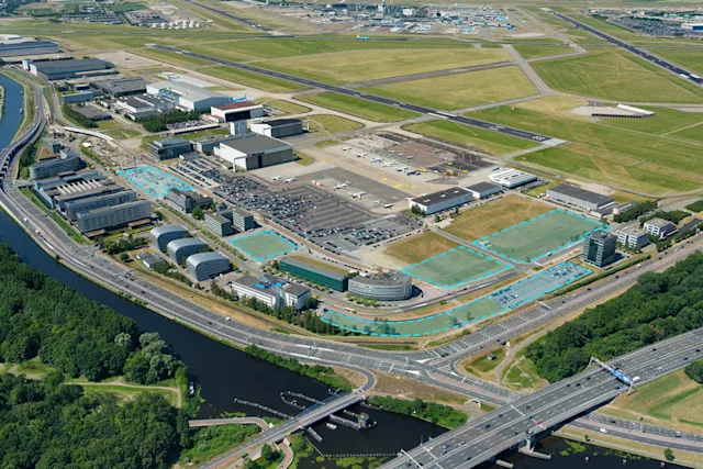 Kavels op Schiphol-Oost