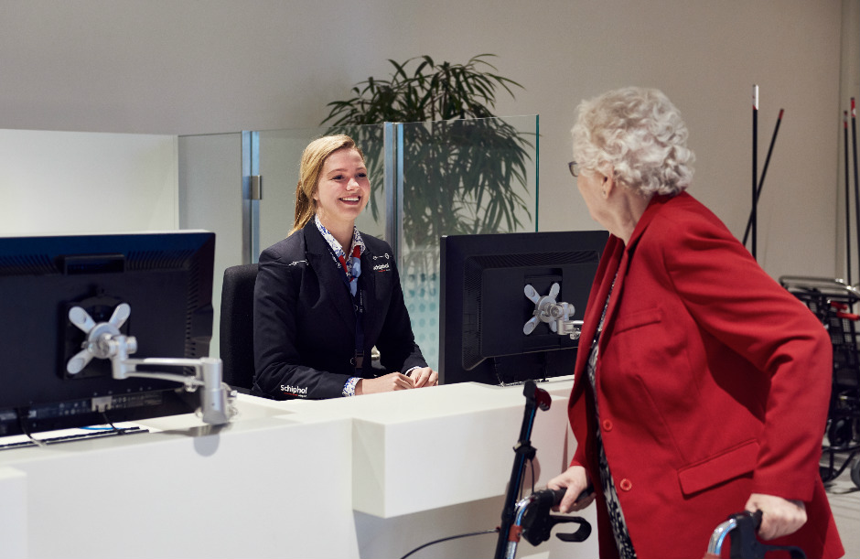 Schiphol Check In With Extra Assistance