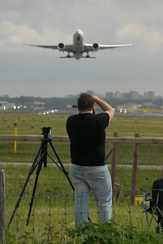 Plane spotting at Schiphol