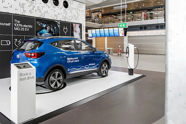 MG Motors at Schiphol