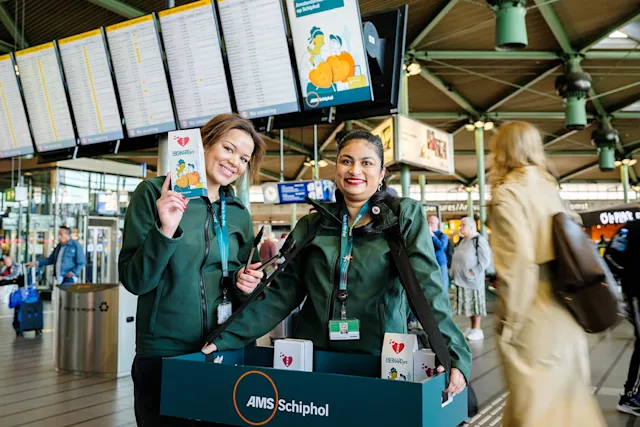 Eberhardjes at Schiphol