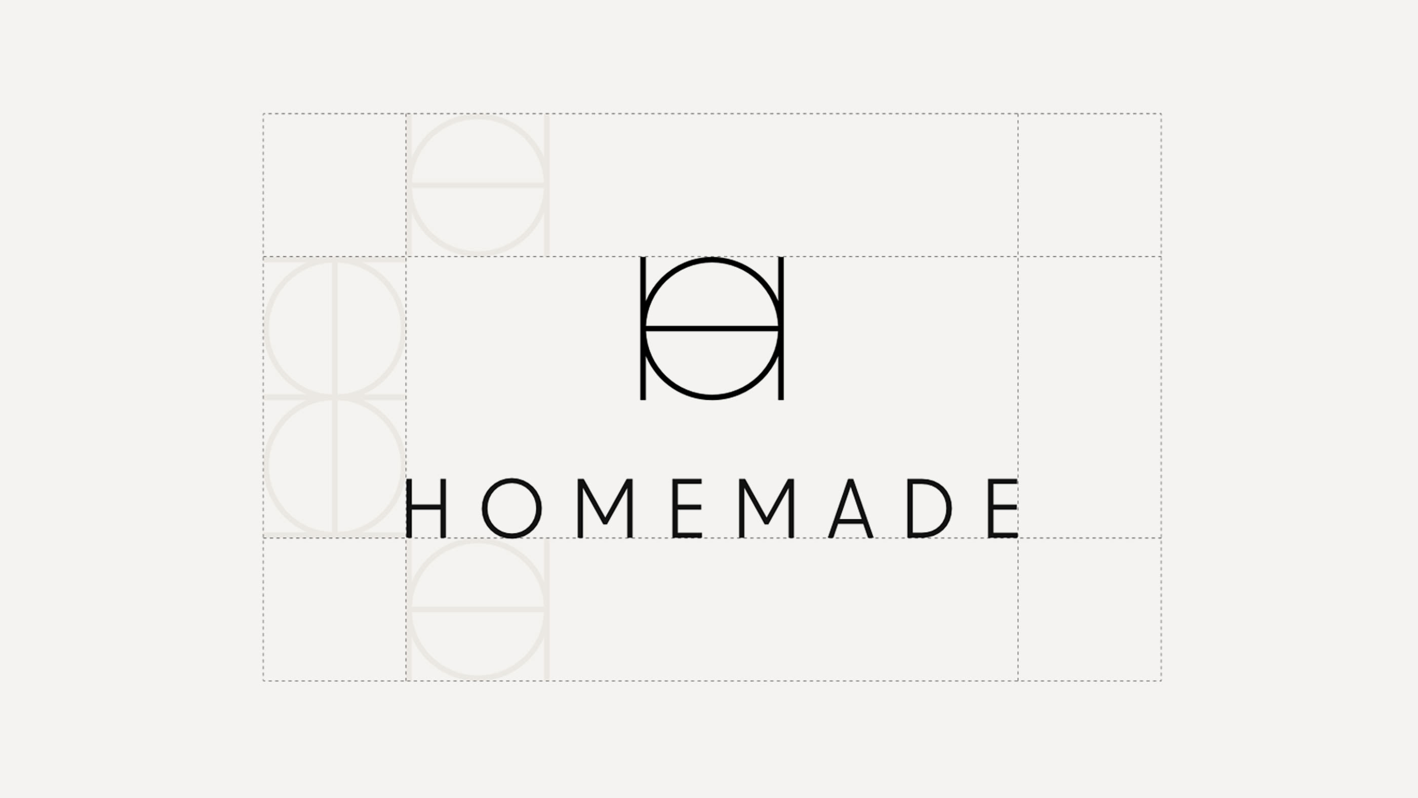 The homemade logo with its clear space The homemade logo with its clear space