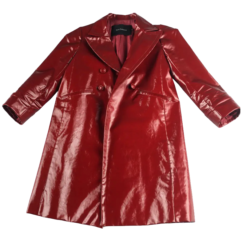 Vintage Tara Jarmon Patent Leather Trench Coat
