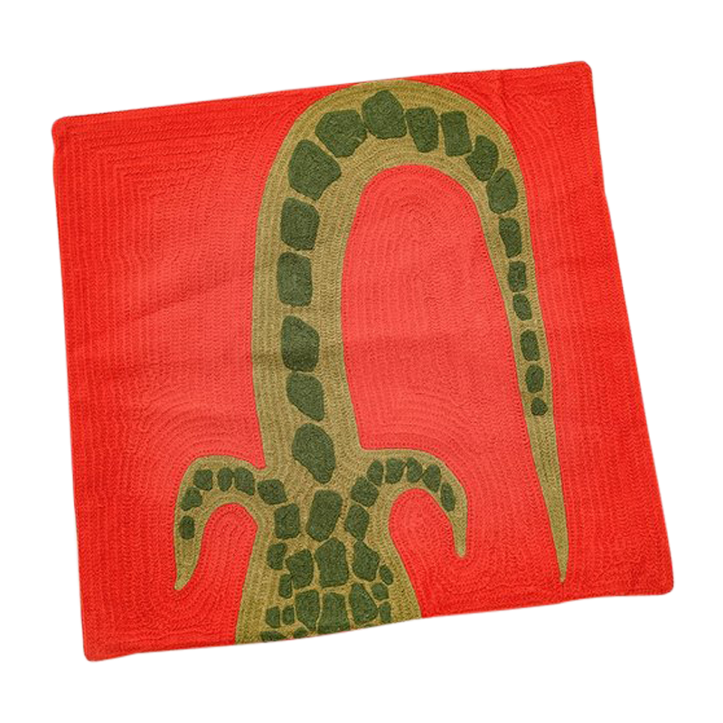 Crocodile pillow cover