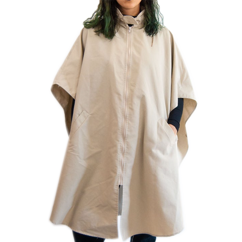 Etsy 70s Beige Poncho OSFA