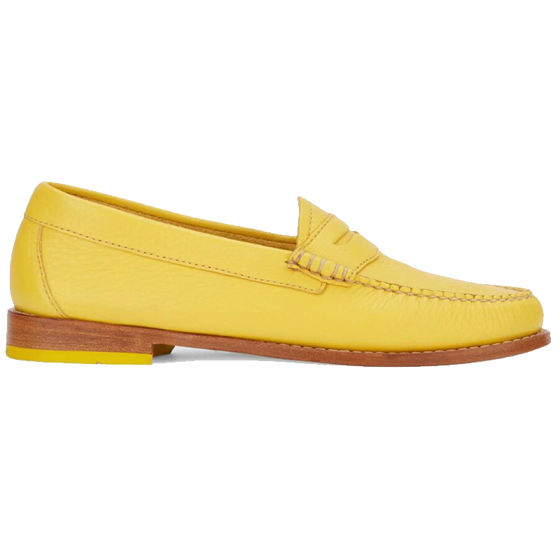 GH Bass yellow loafer