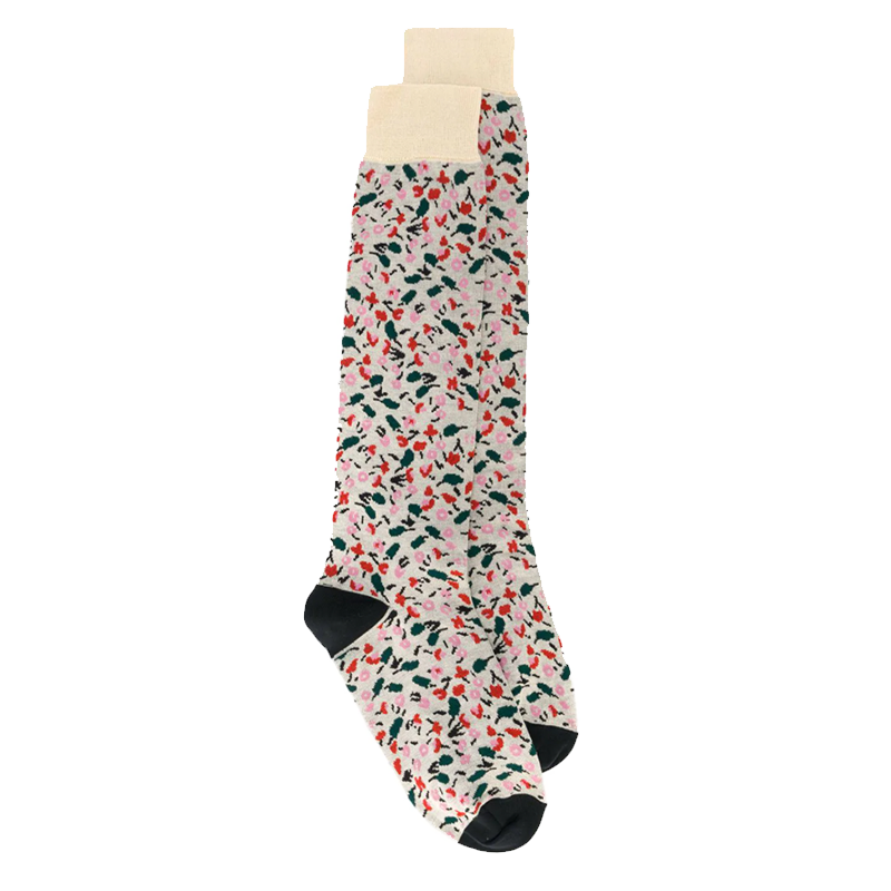 Marni Jacquard Liz Pattern Knee-High Socks