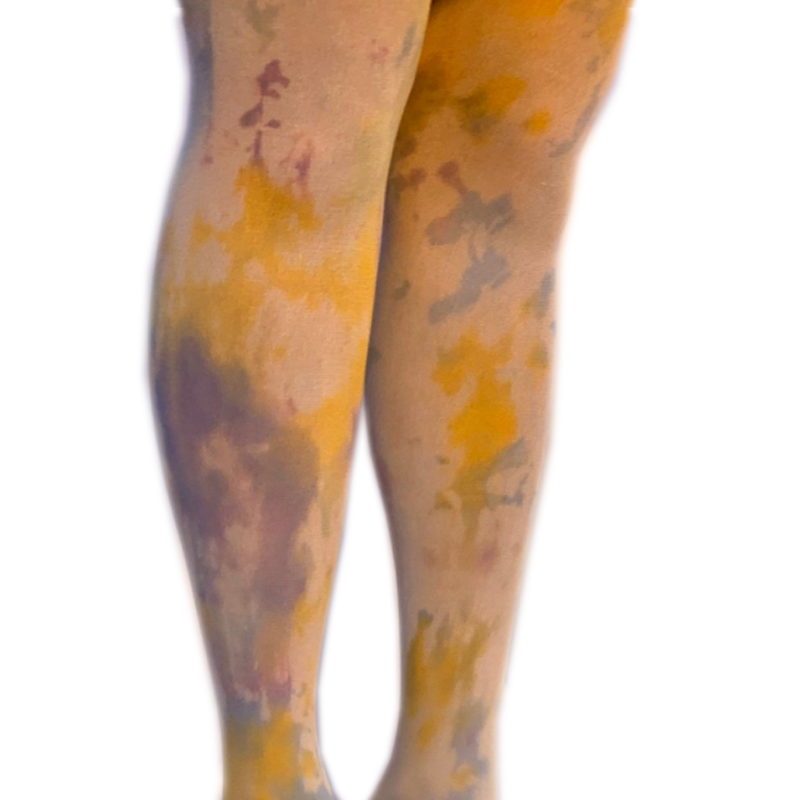 Etsy Multicolor Hand-Dyed Tie Dye Tights