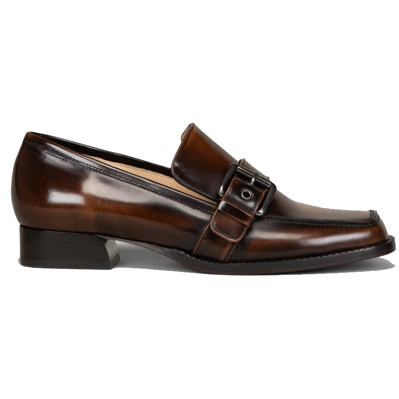 M.Gemi The Scuola Buckle Square Toe Loafer
