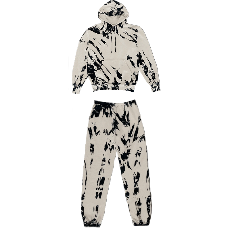 Comeback as a flower bw tie dye set