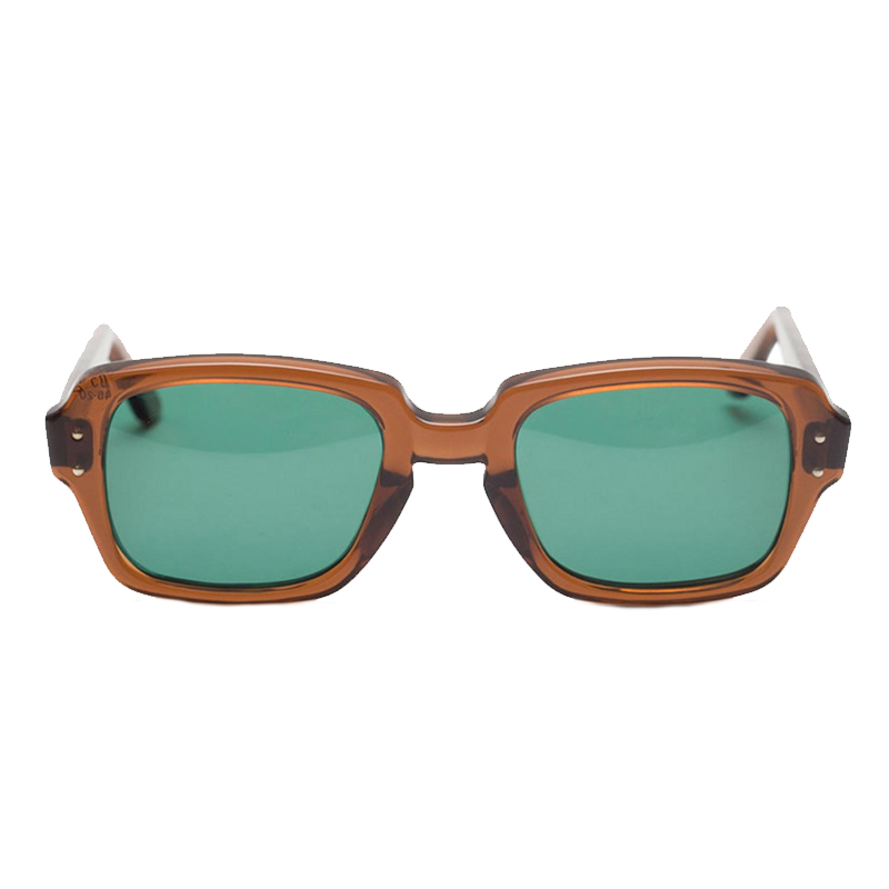 Miliary issue sunglasses rectangle green lens
