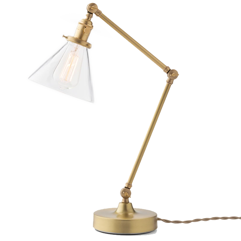 Schoolhouse Princeton Desk Lamp Gold
