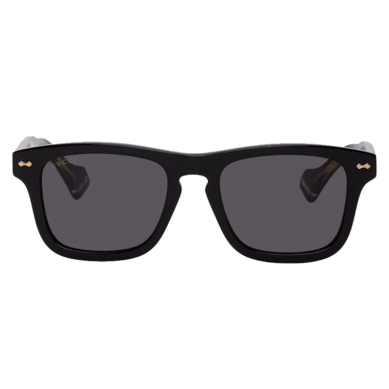 Gucci Square acetate-frame sunglasses in black