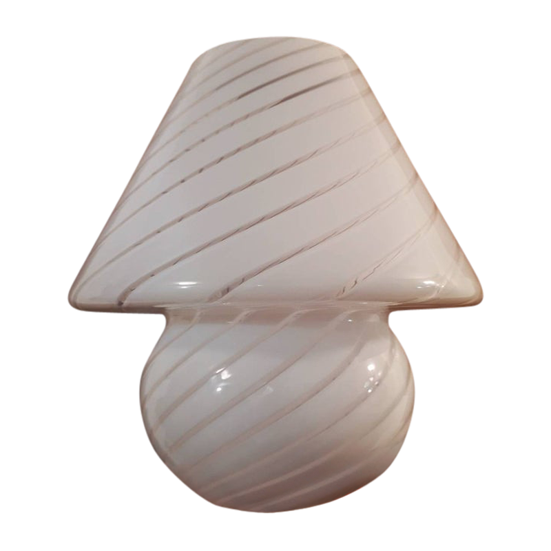 Vintage murano mushroom lamp