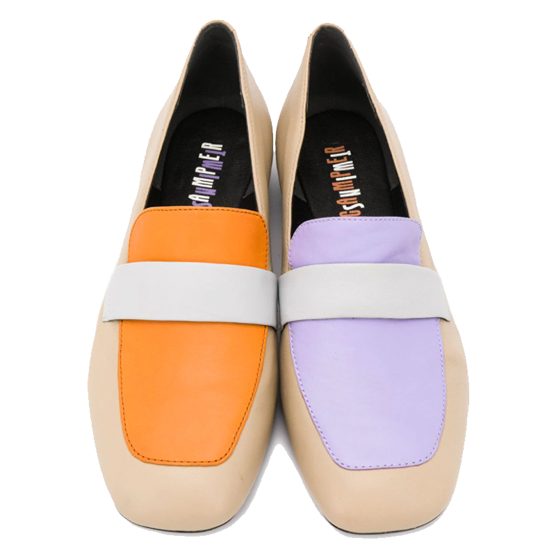Camper TWS mismatched loafers