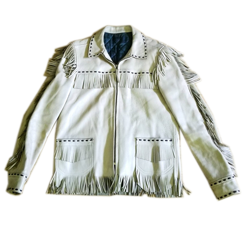 Vintage Etsy Fringed Leather Suede Jacket