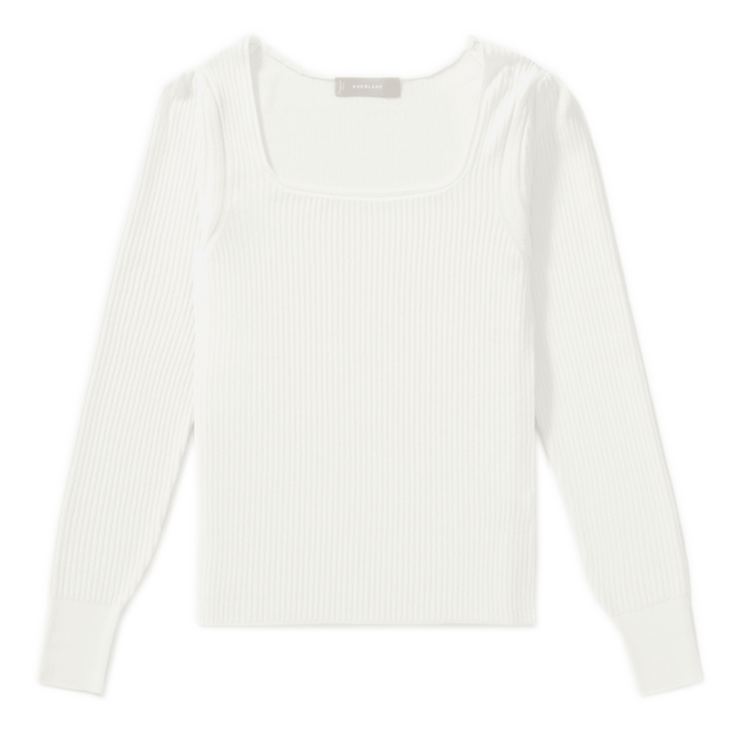 Everlane square neck top