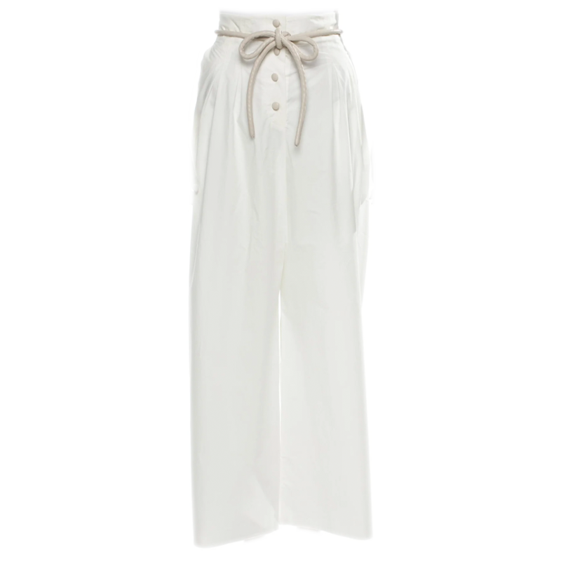 Vintage Nanushka wide leg white pants