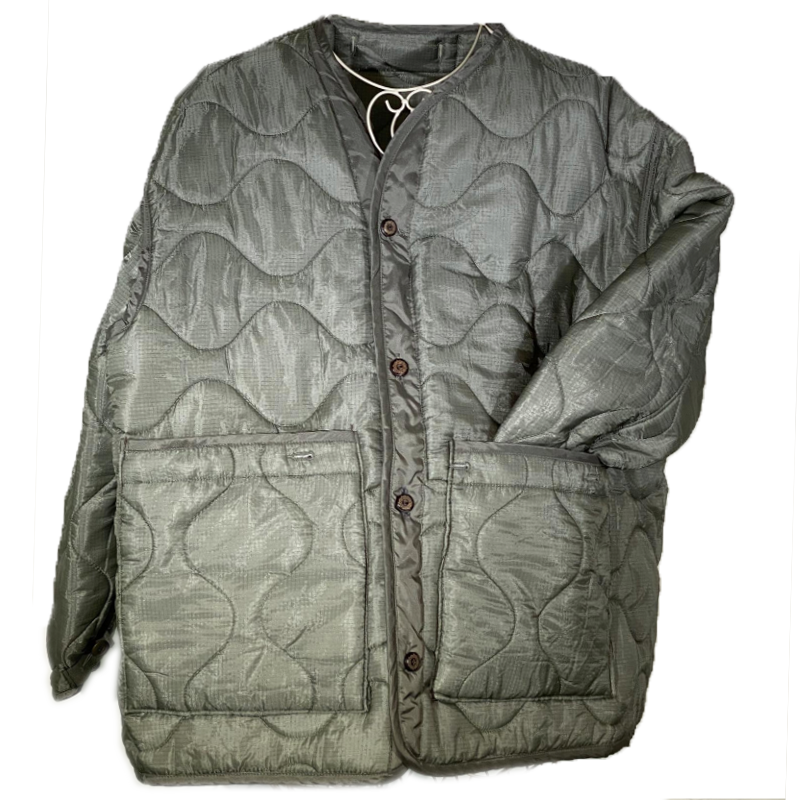 Upcycled military jacket