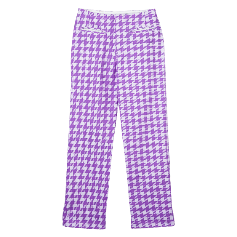 Holiday the Label purple gingham pant