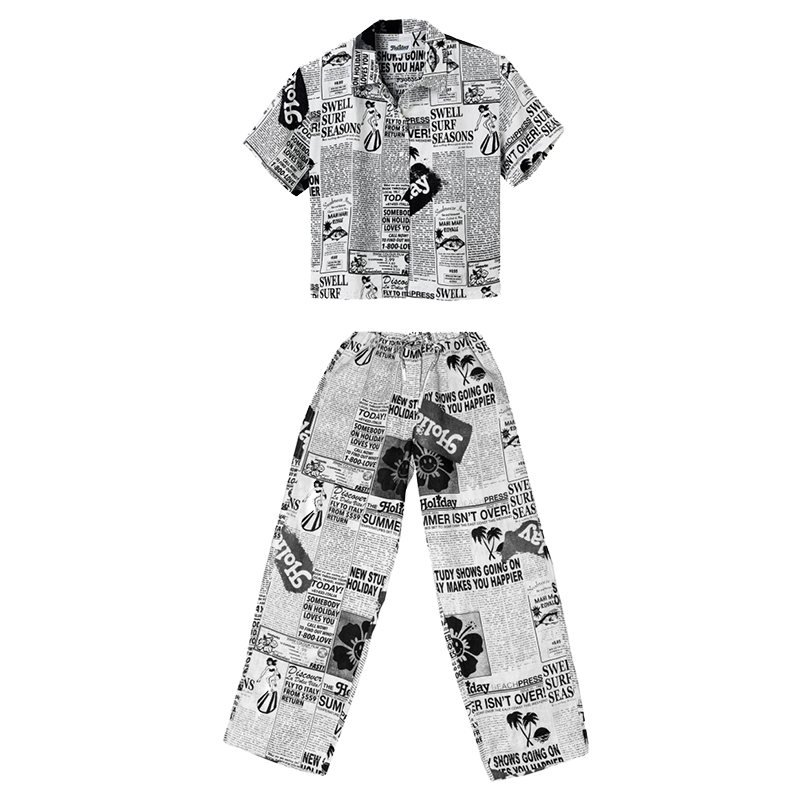 Holiday The Label Newspaper set