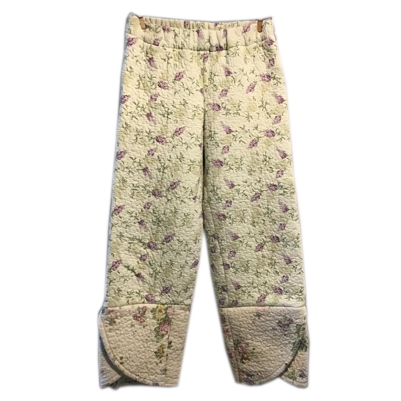 Etsy floral quilted pants