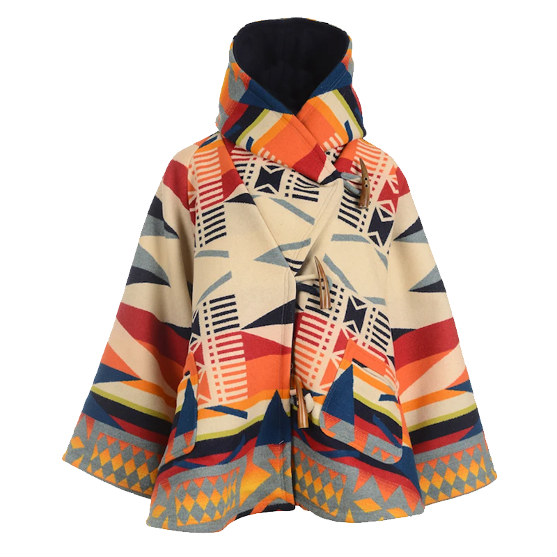 Lindsey Thornburg trench cloak pendleton