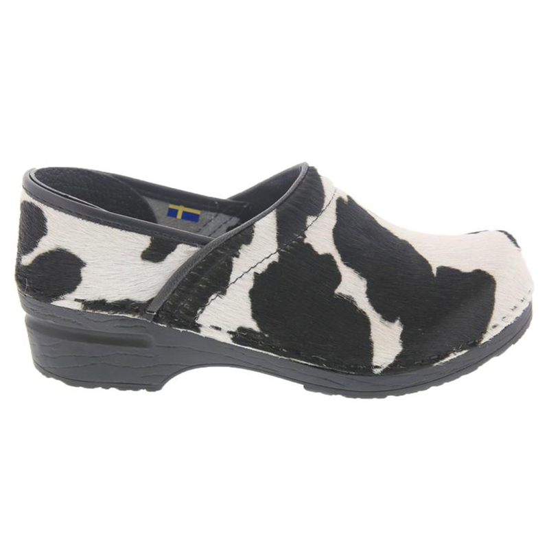 Bjork Clogs Cow Print Clogs