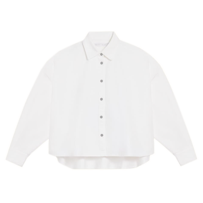 Fenty Oversized Cropped Denim Shirt