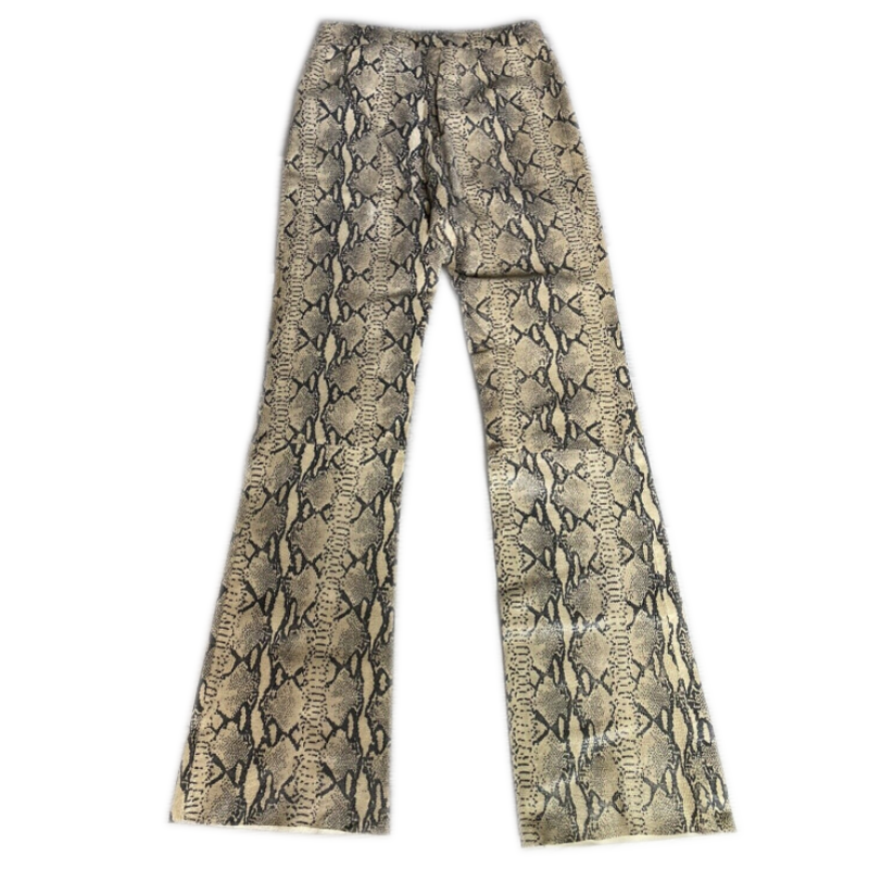 Vintage Leather Snakeskin Pants