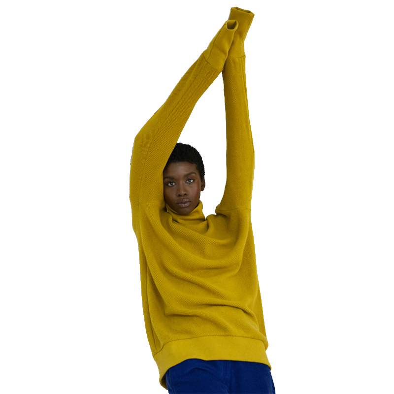 Selva Negra Oversized Pique Turtleneck Bente Sweater