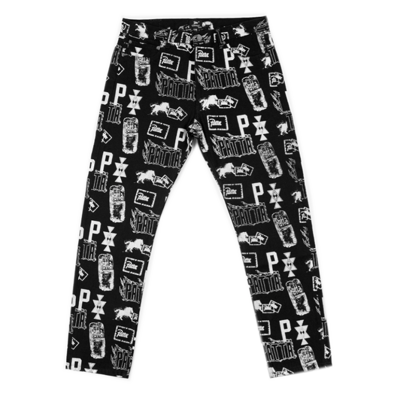Patta logo stamp pants