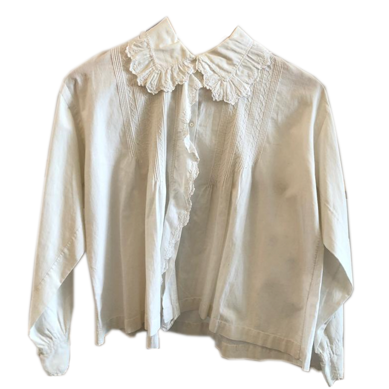 Etsy Vintage antique big collar blouse