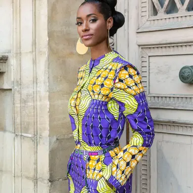 Fashionable hearts of Paris and Vlisco