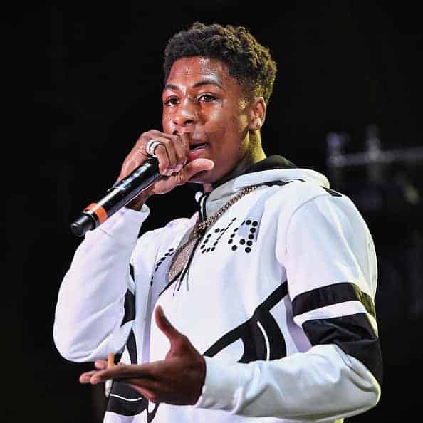 NBA YoungBoy performs during Lil WeezyAna