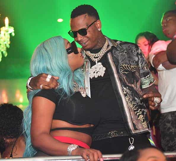 Megan And MoneyBagg Yo Dancing Together At A Halloween Party