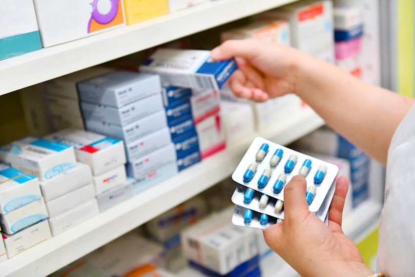 pills at pharmacy