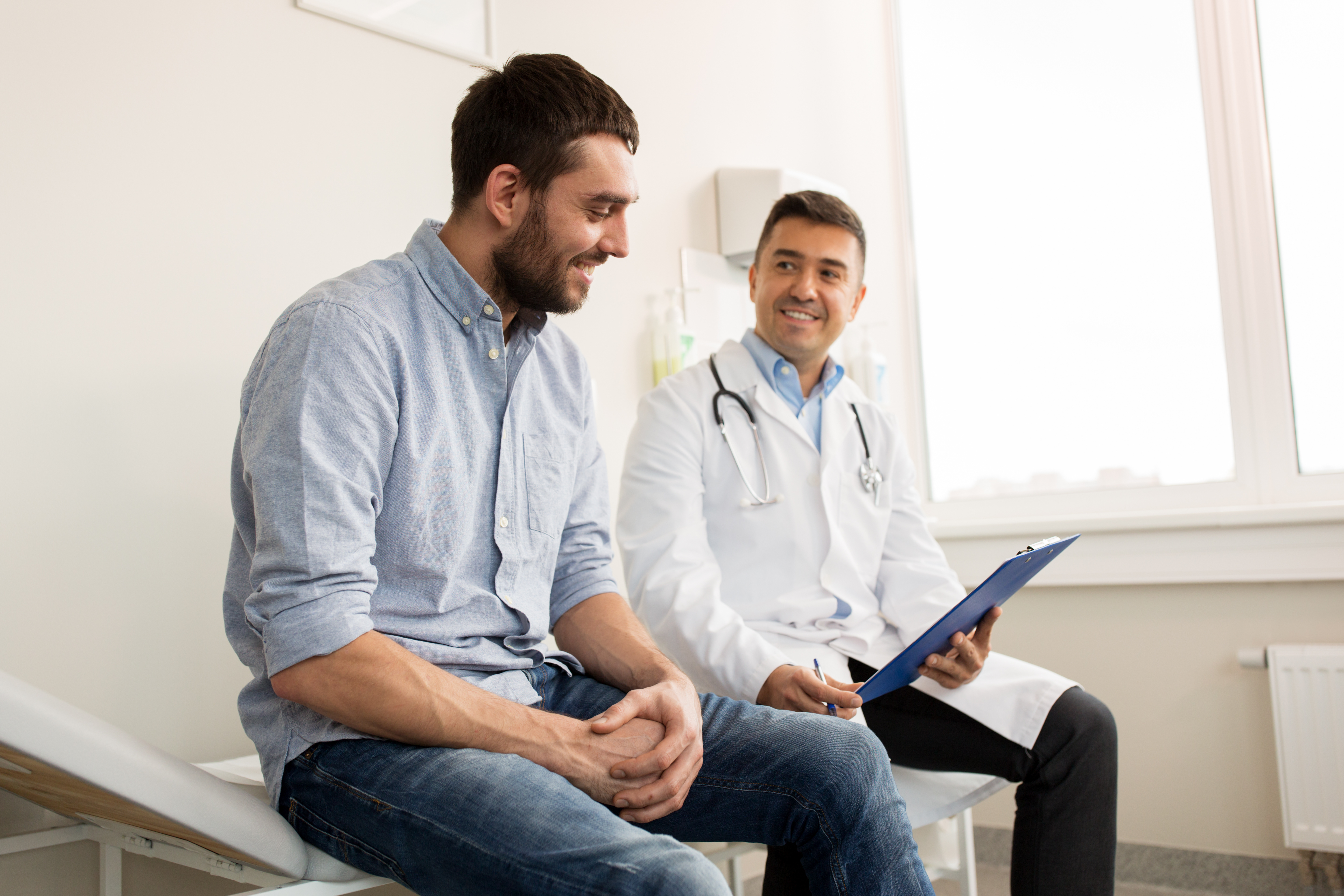 Man at appointment