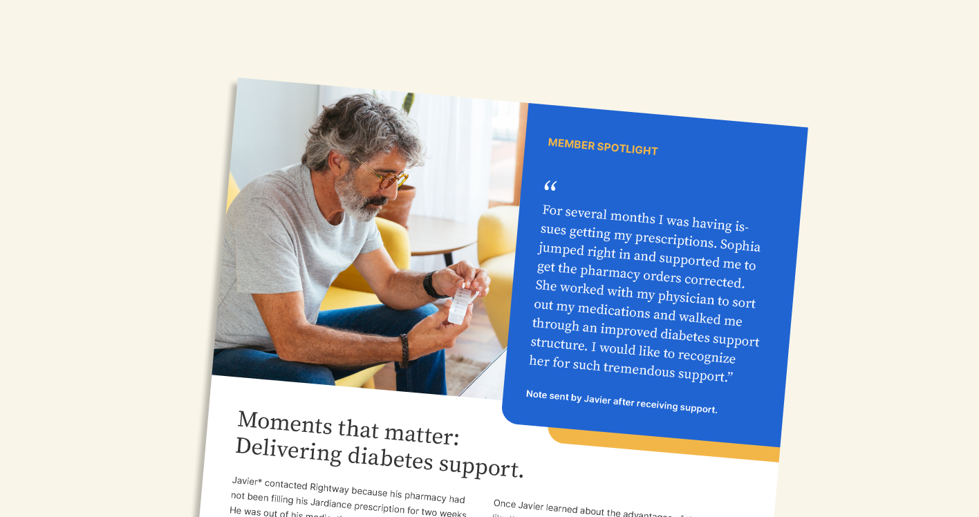 "Moments that matter: Delivering diabetes support." tile image