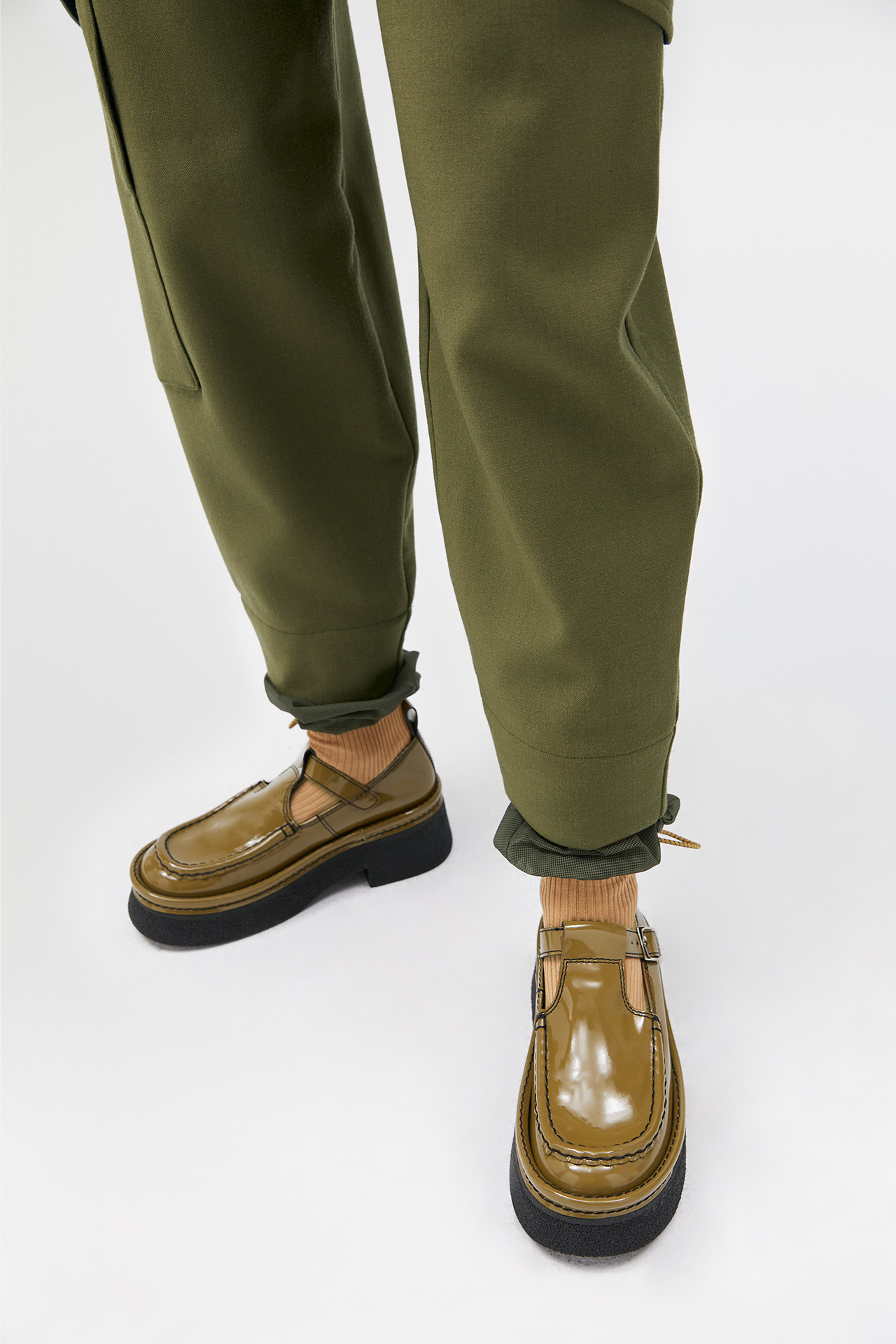 Cathy Khaki Brogues | E8 by Miista 