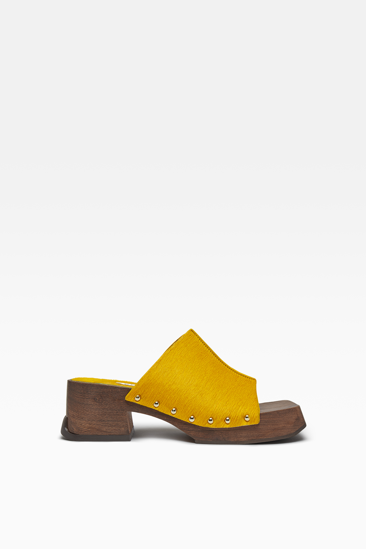 mustard yellow clogs