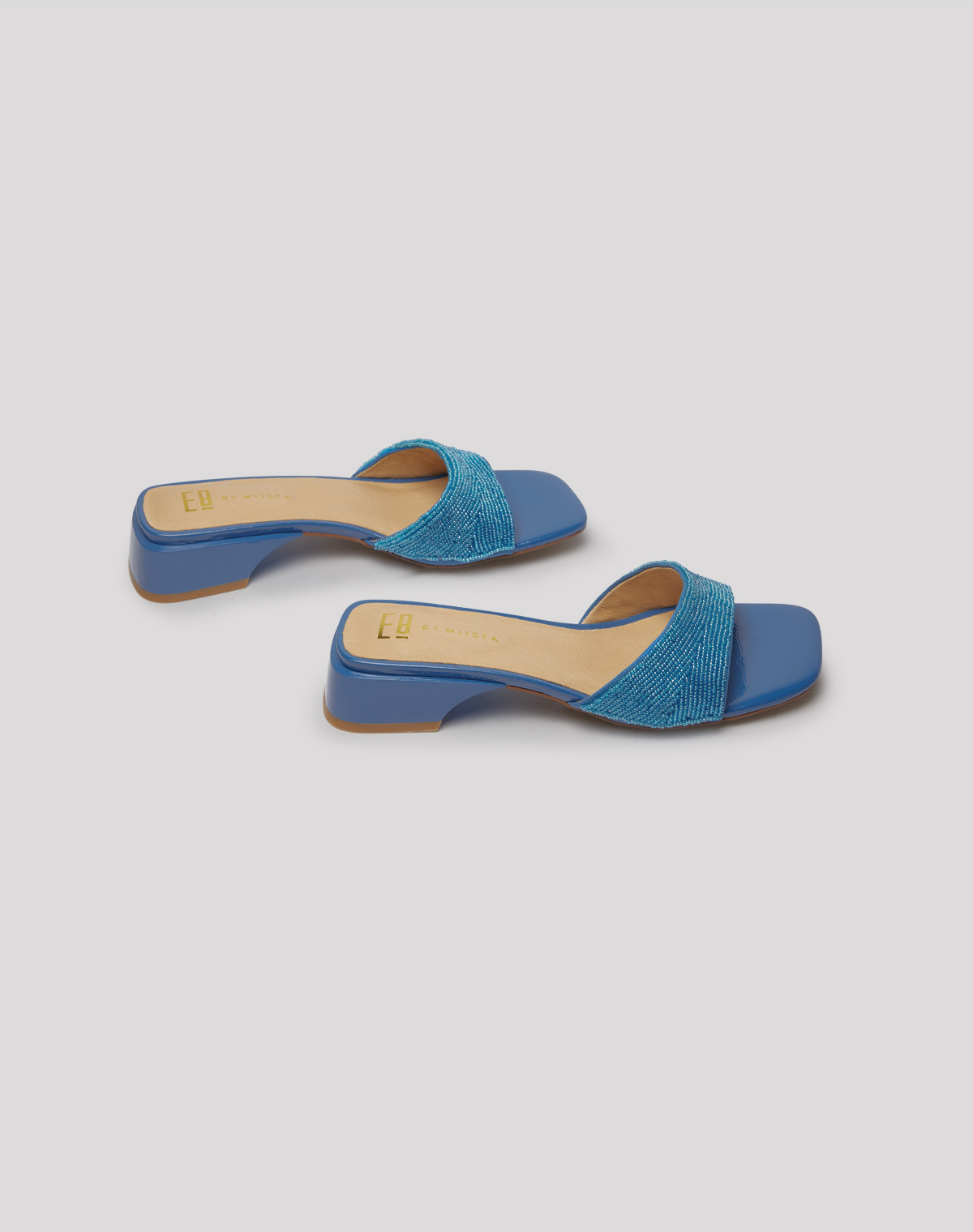 cornflower blue sandals