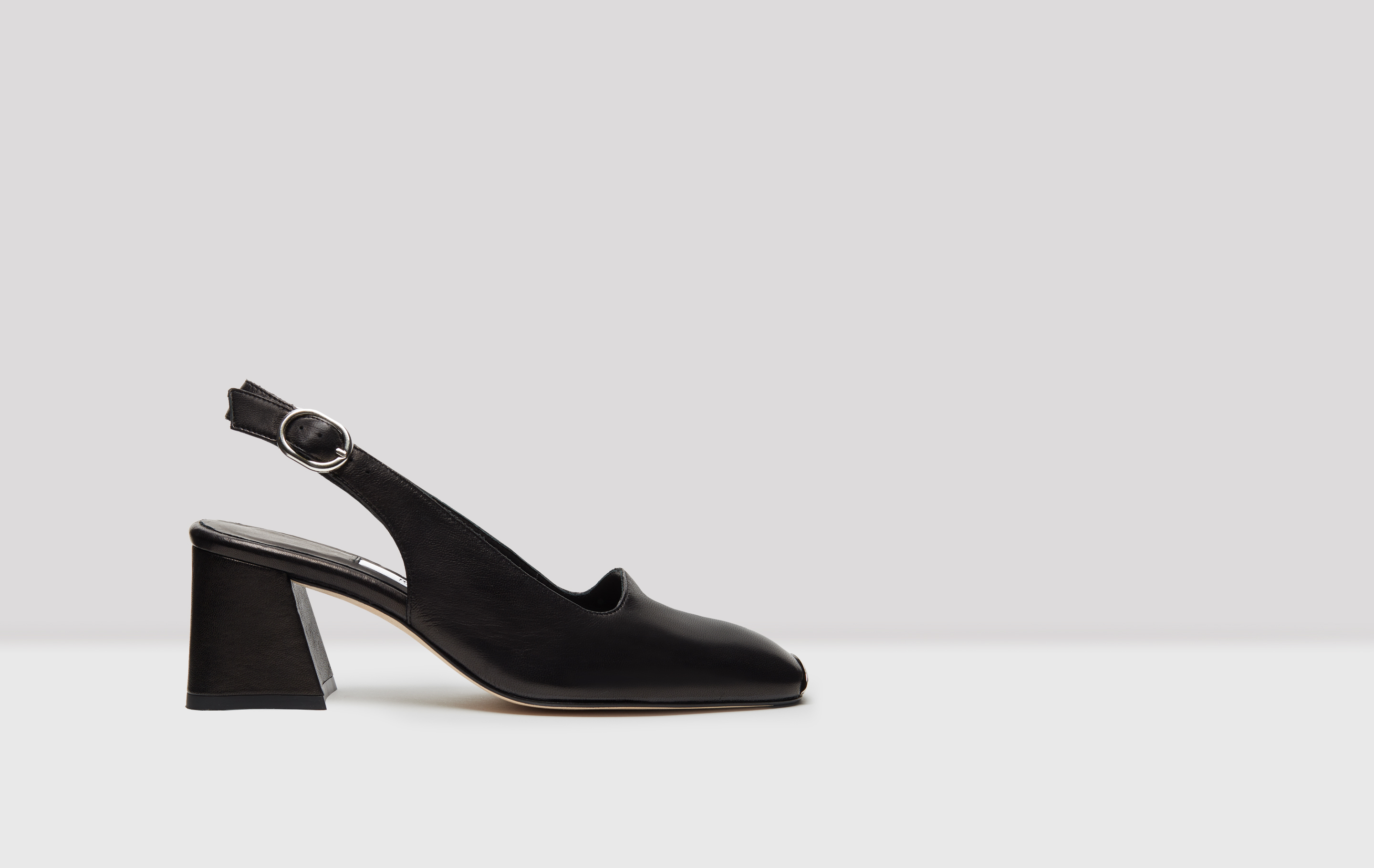 black and white slingback shoes