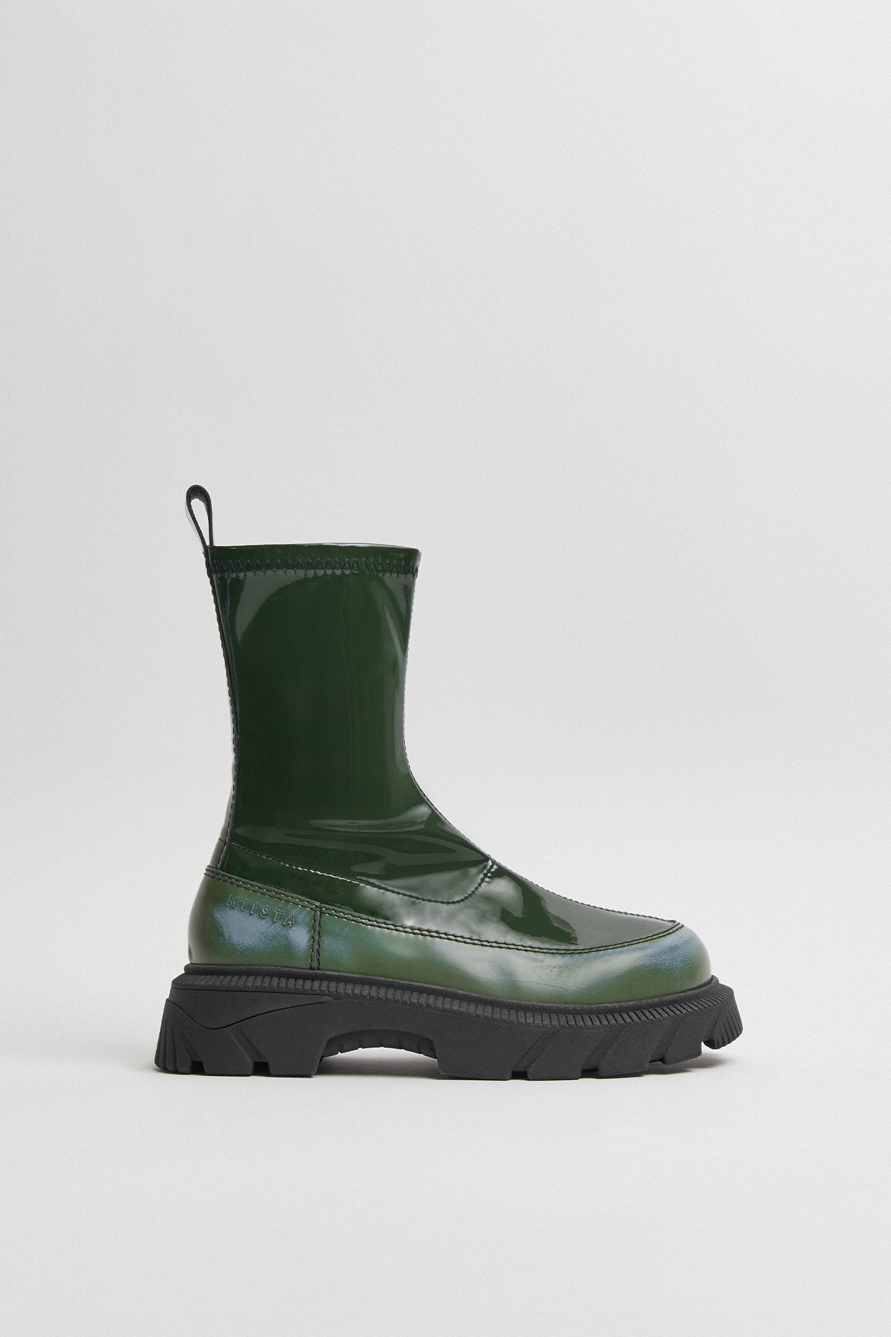 Rosario Green Ankle Boots