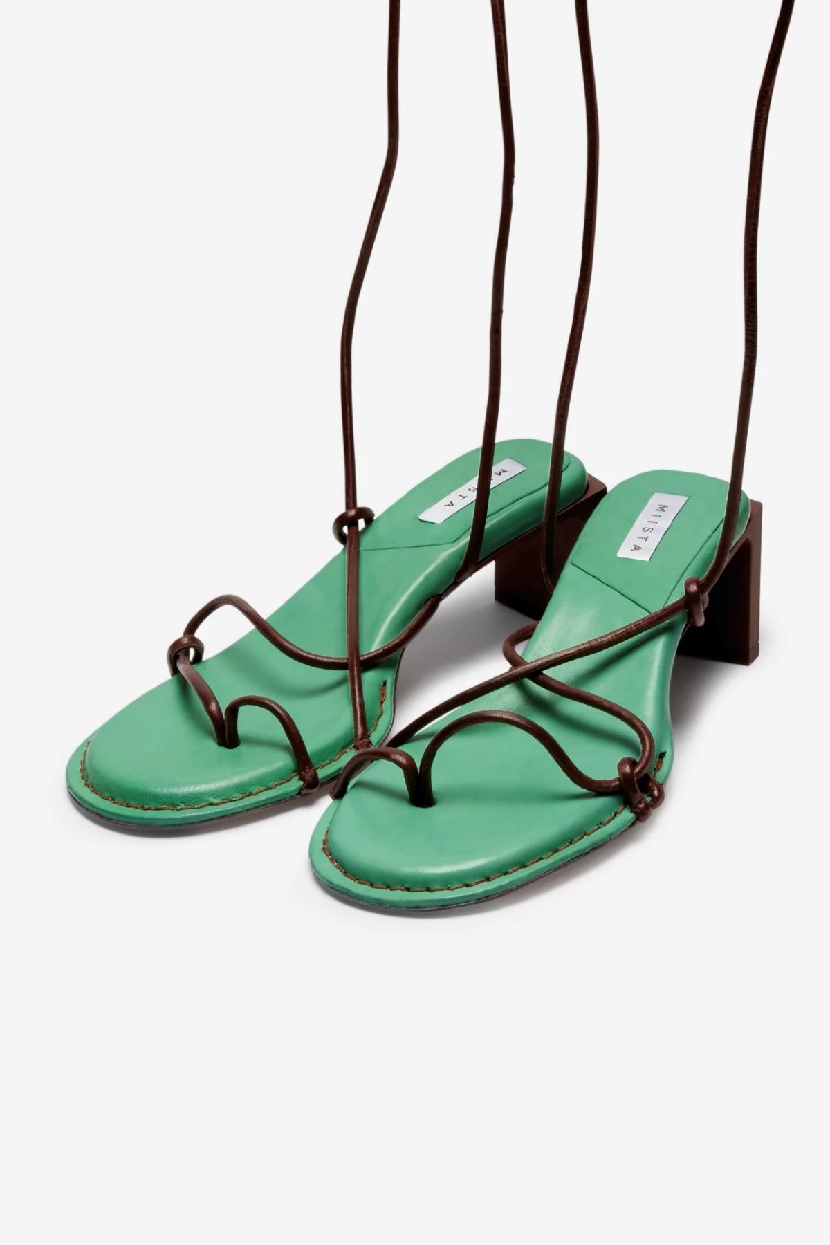 Alberta Green Sandals | Miista US | Made in Spain